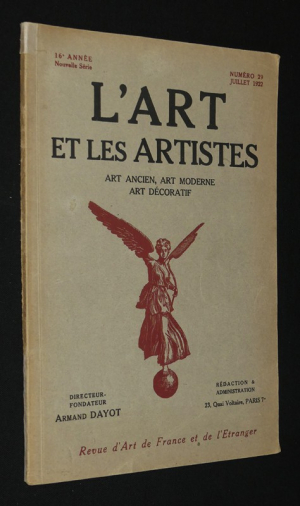 L'Art et les artistes (16e année - n°29, juillet 1922)