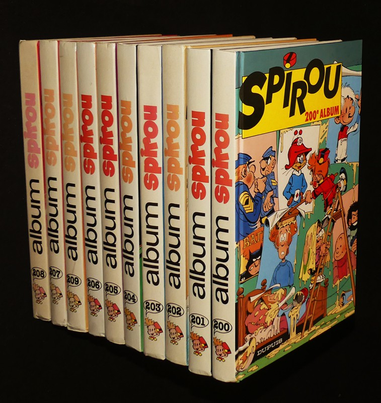 Spirou, albums n°200 à 209 (10 volumes)