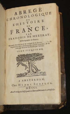 Abrégé chronologique de l'histoire de France (Tome 5)