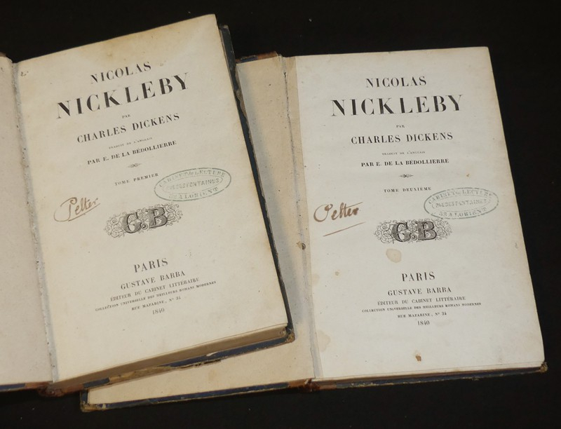 Nicolas Nickleby, Tomes 1 et 2