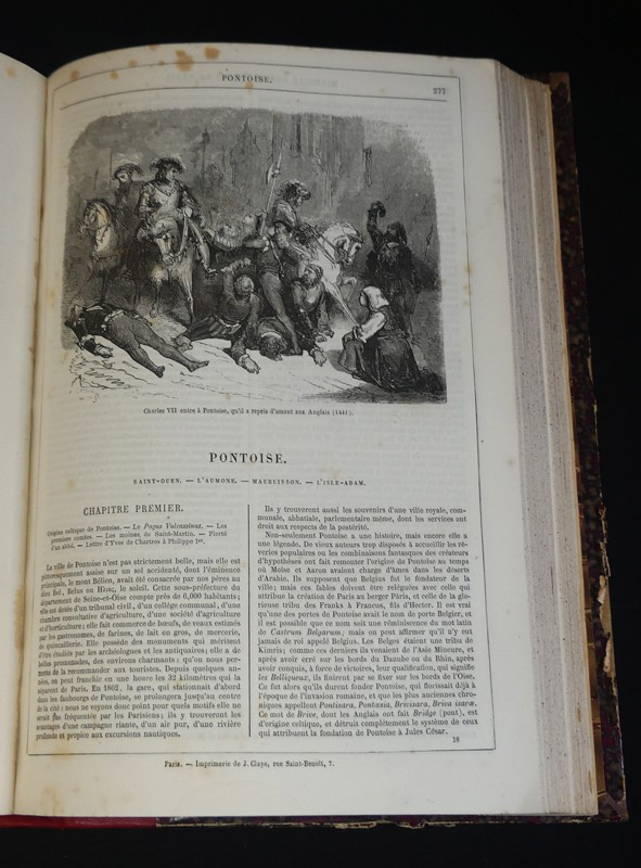 Histoire des environs de Paris