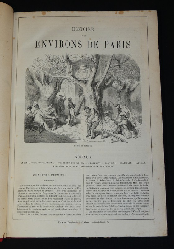 Histoire des environs de Paris