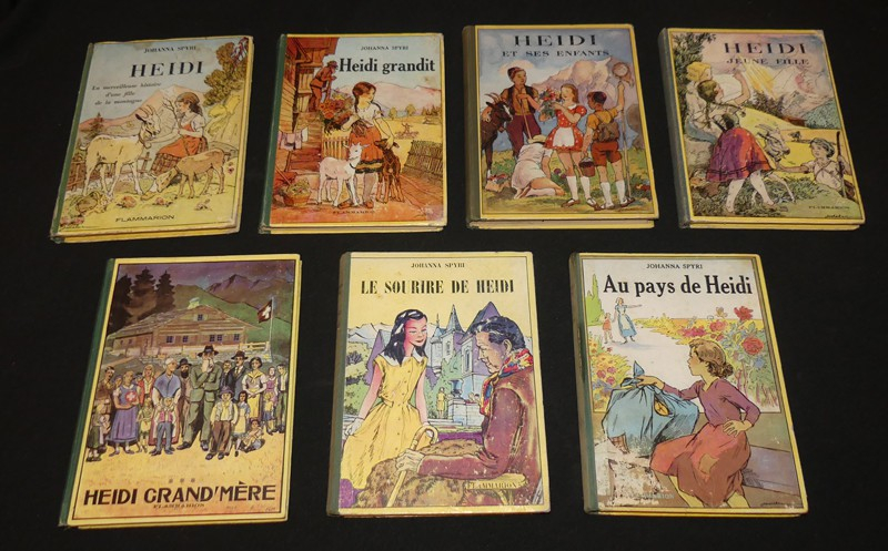 Heidi (7 volumes) : Heidi, la merveilleuse histoire d'une fille de la montagne - Heidi grandit - Heidi jeune fille - Heidi et ses enfants - Heidi grand-mère - Au pays de Heidi - Le sourire de Heidi