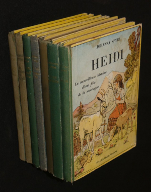 Heidi (7 volumes) : Heidi, la merveilleuse histoire d'une fille de la montagne - Heidi grandit - Heidi jeune fille - Heidi et ses enfants - Heidi grand-mère - Au pays de Heidi - Le sourire de Heidi