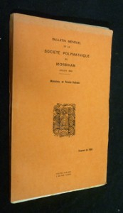 Bulletin mensuel de la société polymathique du Morbihan, travaux de 1968