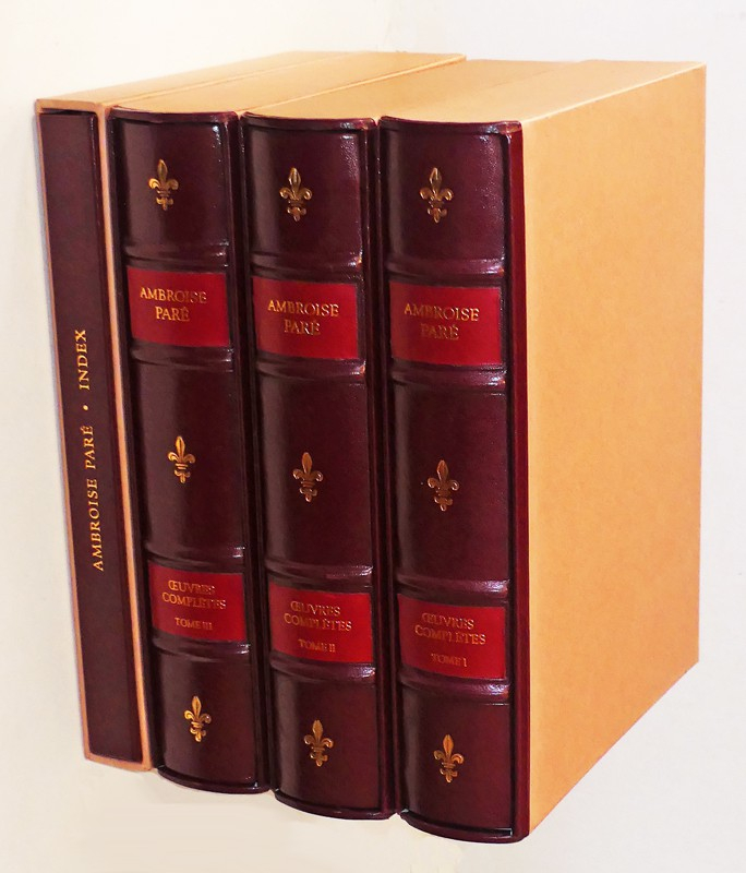 Oeuvres complètes d'Ambroise Paré (3 volumes + index)