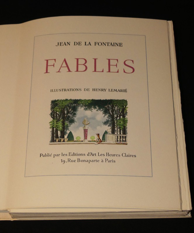 Fables et Contes de La Fontaine (6 volumes)