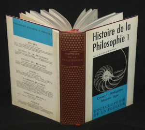 Histoire de la philosophie, Tome I (Encyclopédie de la Pléiade)