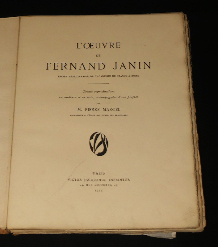 L'Oeuvre de Fernand Janin