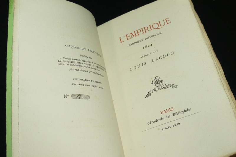 L'Empirique, pamphlet historique de 1624