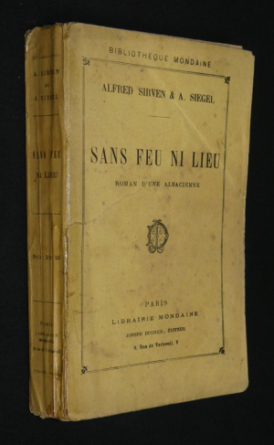 Sans feu ni lieu, roman d'une alsacienne