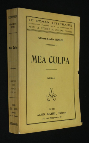 Mea culpa