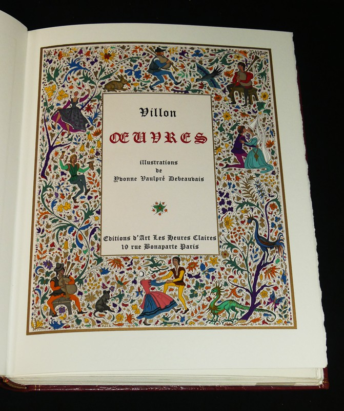 Oeuvres de François Villon (2 volumes)