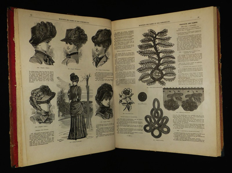 Moniteur des dames et des demoiselles et Brodeuse illustrée réunis : Guide complet de la toilette et de tous les travaux des dames. Année complète de novembre 1882 à octobre 1883