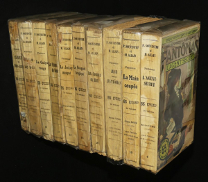 Fantômas (10 volumes : les numéros 2, 4, 10, 15, 18, 19, 20, 23, 24 et 26)