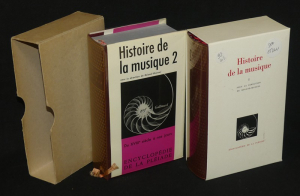 Histoire de la musique, Tomes 1 et 2 (Encyclopédie de la Pléiade)