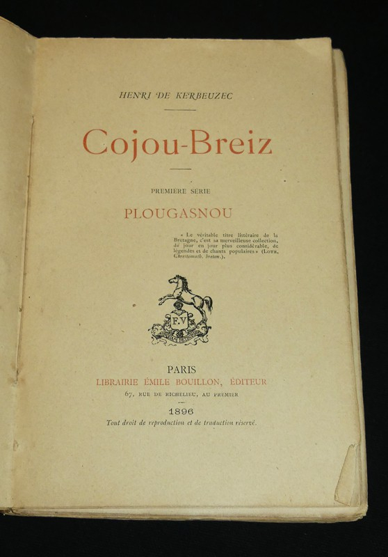 cojou-Breiz, première série, Plougasnou